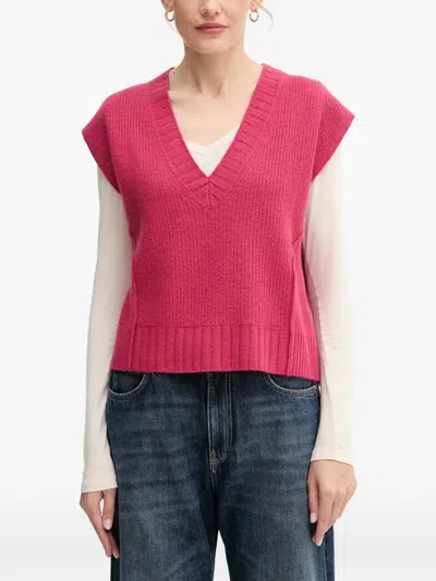 Benetton V-neck Sweater In Multi