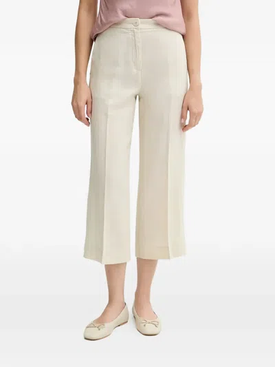 Benetton 버튼 팬츠 In White