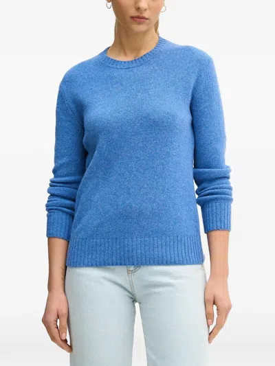 Benetton Wool Sweater In Blue