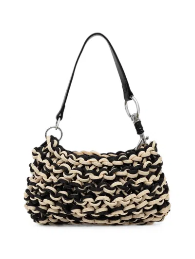 Benetton Woven-design Tote Bag In Multi