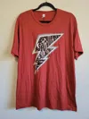 Benita Cecille Women's American Storm Lightning Bolt T-shirt In Dark Red In Pink