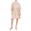 BENJAMIN BENMOYAL BENJAMIN BENMOYAL LADIES STRIPED LINEN BOATNECK TUNIC DRESS