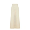 Benjamin Benmoyal Flared Trousers In Beige