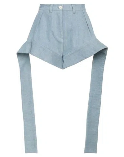 Benjamin Benmoyal Woman Denim Shorts Blue Size M Cotton