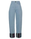 Benjamin Benmoyal Woman Jeans Blue Size M Cotton, Polyester, Acrylic In Blue