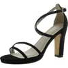 Benjamin Walk Womens Slip On Ankle A Strappy Sandals In Black