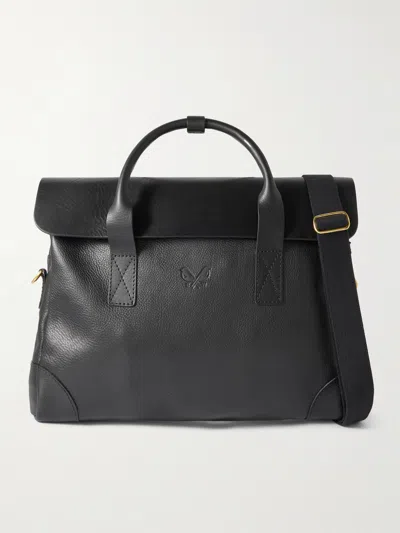 Bennett Winch Full-grain Leather Briefcase In Black