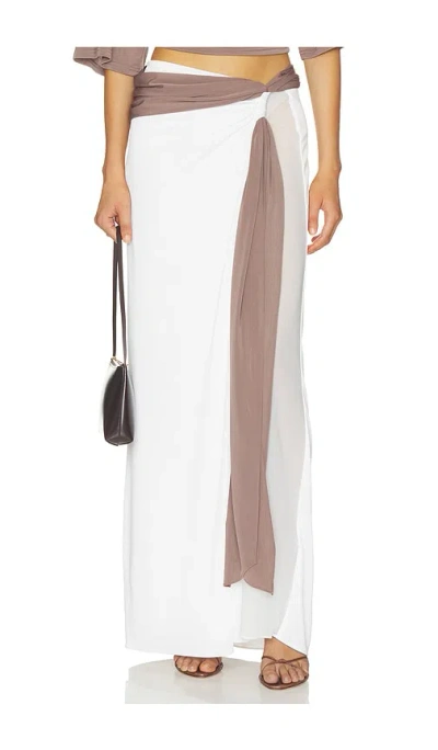 Benni Arlo Skirt In Coffee & Cream