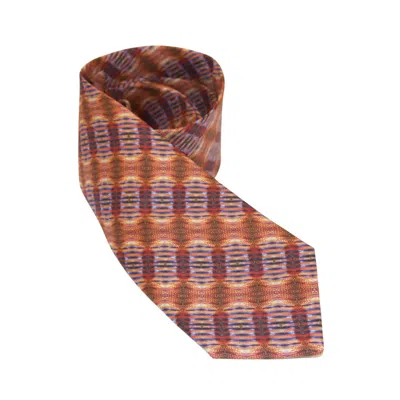 Benni Marine Designs Men's Gold Silk Tie - Mystic Dragon