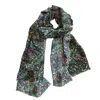 Benni Marine Designs Women's Green Majesty Merino Wool Scarf In Green
