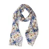 Benni Marine Designs Women's Neutrals / Pink / Purple Silk Cotton Scarf - Whimsy
