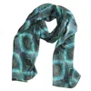 Benni Marine Designs Women's Sepia Silk Scarf In Brown