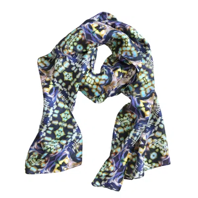 Benni Marine Designs Women's Silk Scarf - Clamber In Multi