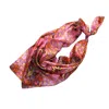 Benni Marine Designs Women's Silk Square Scarf - In The Pink In Pink