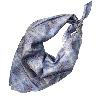 Benni Marine Designs Women's Silk Square Scarf - Subtle Beauty