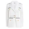 Bennu Women's Frontier Jacket, White In White