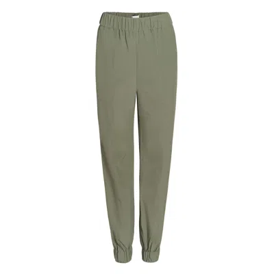 Bennu Women's Green Joggers, Olive