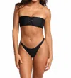 Benoa Bali Bandeau Top In Black In Black