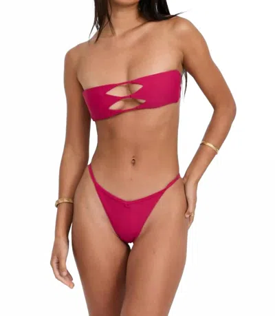 Benoa India Bikini Top In Ginger In Pink