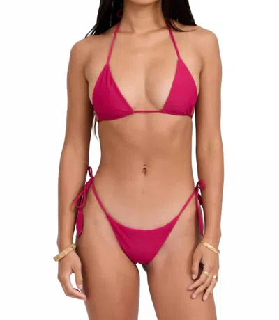 Benoa Tunnels Bikini Bottom In Ginger In Animal Print