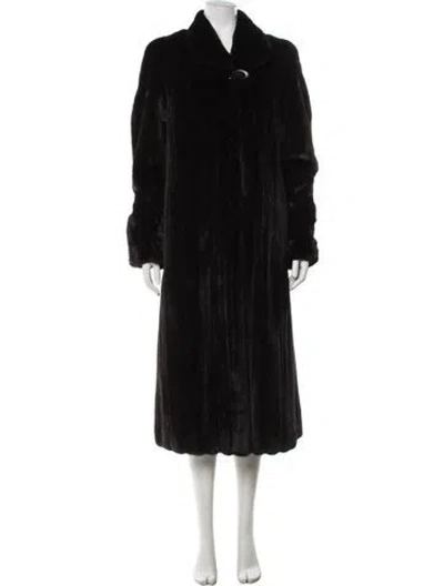 Pre-owned Ben-ric Furs Mink Fur Coat In Black