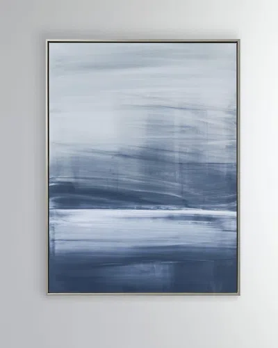 Benson-cobb Studios Coastal Threads Giclee On Canvas By Carol Benson-cobb In Blue