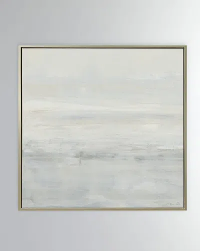 Benson-cobb Studios Haven No. 1 Hand-embellished Giclee On Canvas By Carol Benson-cobb In Gray