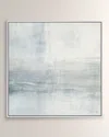 Benson-cobb Studios Intuition Giclee, 30" Square In Blue