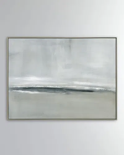 Benson-cobb Studios Rising Tides Giclee On Canvas By Carol Benson-cobb In Gray