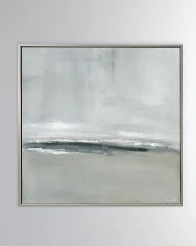 Benson-cobb Studios Rising Tides Hand-embellished Giclee On Canvas By Carol Benson-cobb In Gray