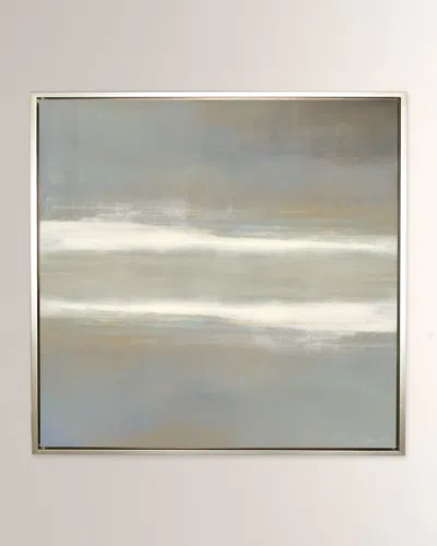 Benson-cobb Studios Serene Giclee, 36" Square In Silver