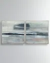 Benson-cobb Studios Serenity Hand-embellished Giclee Diptych On Canvas By Carol Benson-cobb
