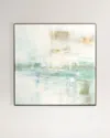 Benson-cobb Studios Tahoe 48x48 Mixed Media Orig, Hand-embellished In Multi Colors