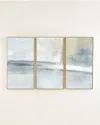 Benson-cobb Studios The Revine Triptych 30x58 Panels, Hand-embellished