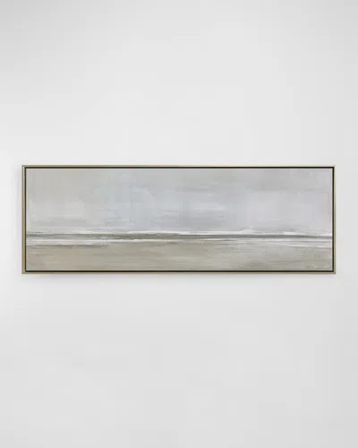 Benson-cobb Studios The Walk Hand-embellished Giclee By Carol Benson-cobb In Blue