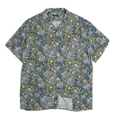 Benson Men's Rosseau Button Up Shirt In Green Jungle