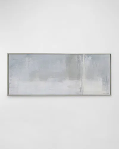 Benson-cobb Studios Artifact No. 2 Hand-embellished Giclee By Carol Benson-cobb In Pale Grey,beige,blue-grey