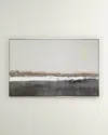 Benson-cobb Studios Carol Benson Cobb The Crossing In Blue Canvas Giclee, Hand-embellished In Multi