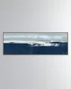 Benson-cobb Studios Coastal Landscape Hand-embellished Giclee On Canvas By Carol Benson-cobb, 73.5" X 25.5"