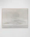 Benson-cobb Studios Delicate Forms No. 2 Hand-embellished Giclee By Carol Benson-cobb In White,pale Grey,beige,taupe,clay