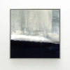 Benson-cobb Studios "driven" Square Framed Canvas Giclee In Blue;black