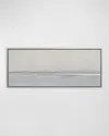 Benson-cobb Studios Harmony No. 1 Hand-embellished Giclee By Carol Benson-cobb In White,pale Grey,beige,taupe,blue-grey