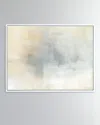 Benson-cobb Studios Innuendo No. 3 Giclee By Carol Benson-cobb, Hand-embellished In Caramel, Cream, Gray