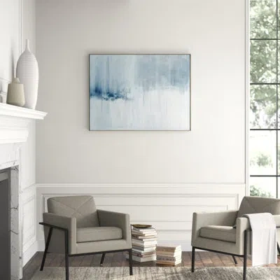 Benson-cobb Studios Reverence By Carol Benson-cobb - Floater Frame Painting On Canvas In Ebony
