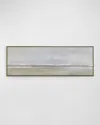 Benson-cobb Studios The Walk Hand-embellished Giclee By Carol Benson-cobb In White,pale Grey,beige,taupe