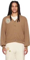 Bentgablenits Ssense Exclusive Beige Cardigan In Beige