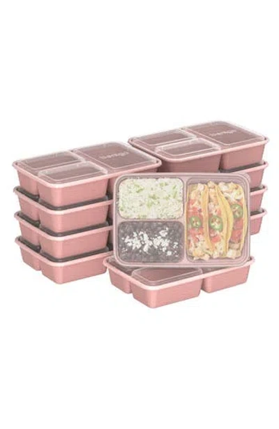Bentgo 10-pack Meal Prep Container Set In Pink