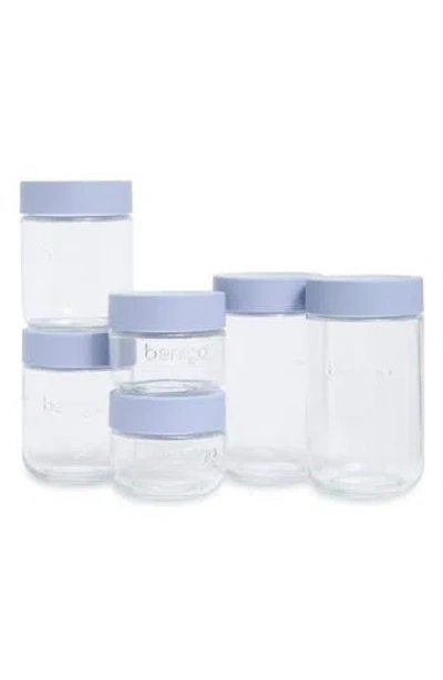 Bentgo 6-piece Assorted Glass Container Set With Lids In Blue