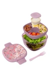 Bentgo All-in-one Glass Salad Container In Purple