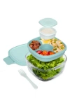 Bentgo All-in-one Glass Salad Container In Green